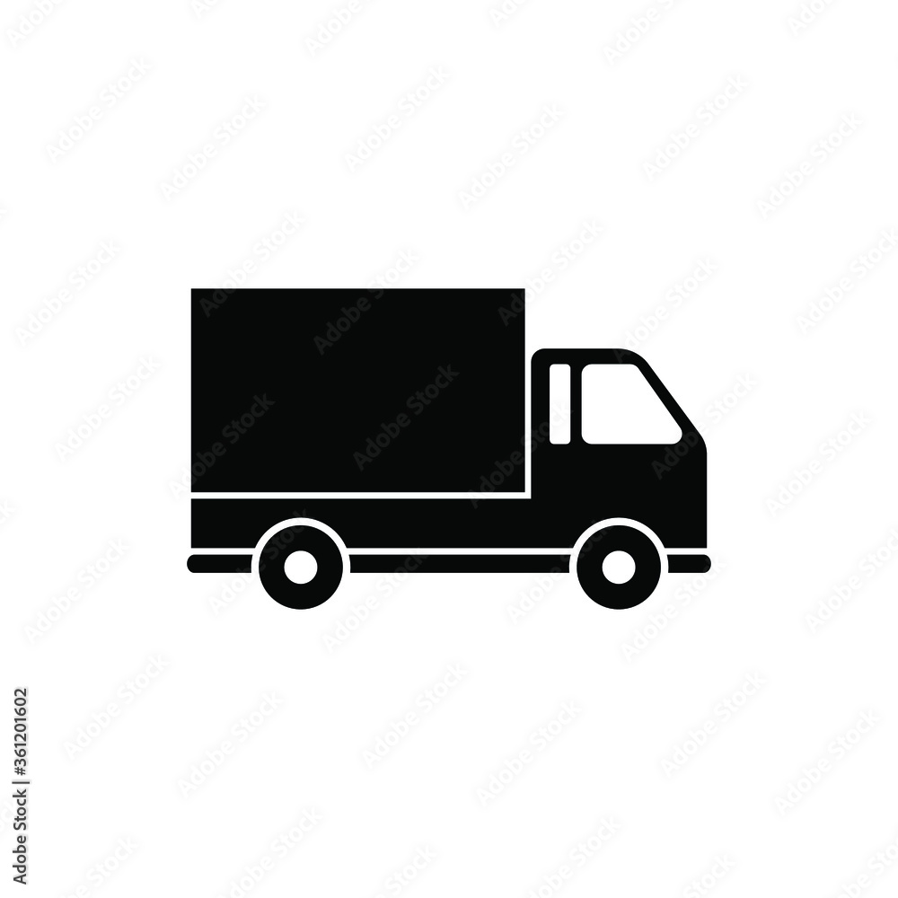 truck car icon vector sign symbol