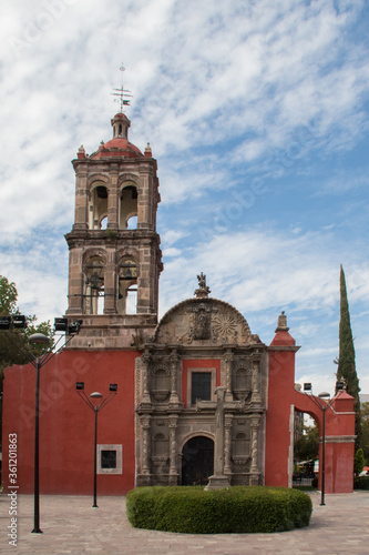 church of the small hospital in the city of Irapuato, Mexico.