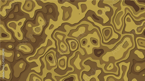 Pieces of paper in an earthy sand color with the effect of shadows and 3D effect in high quality