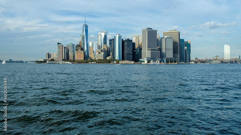 New York City Skyline from the water