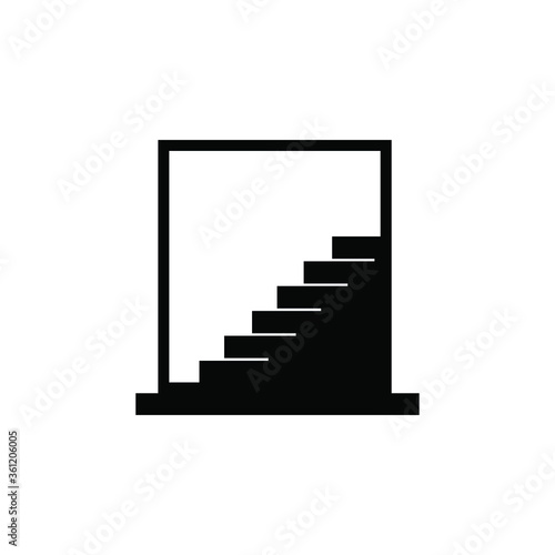 stairs icon vector sign symbol