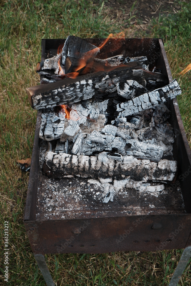 barbecue on the grill