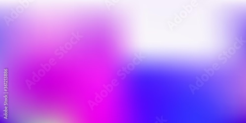Light Purple, Pink vector abstract blur drawing.