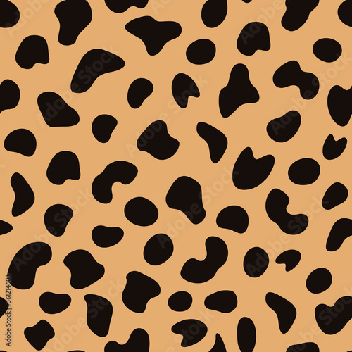 Cheetah skin vector pattern