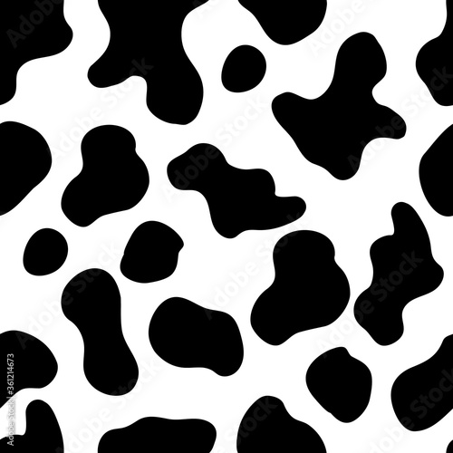 cow milky vector pattern