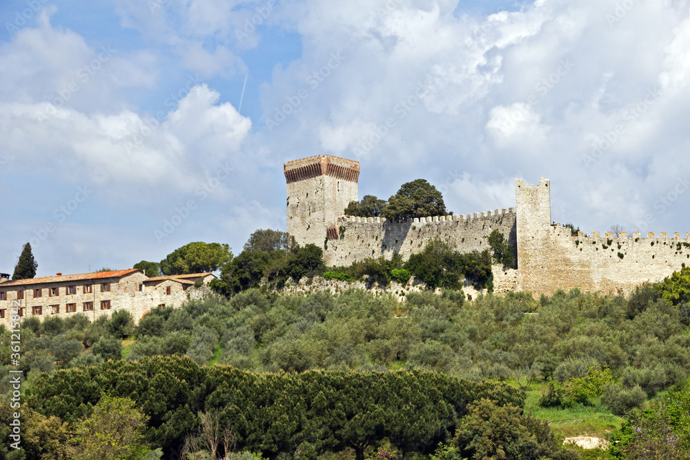 Fortress of the Lion in Castiglione del Lago, Umbria, Italy