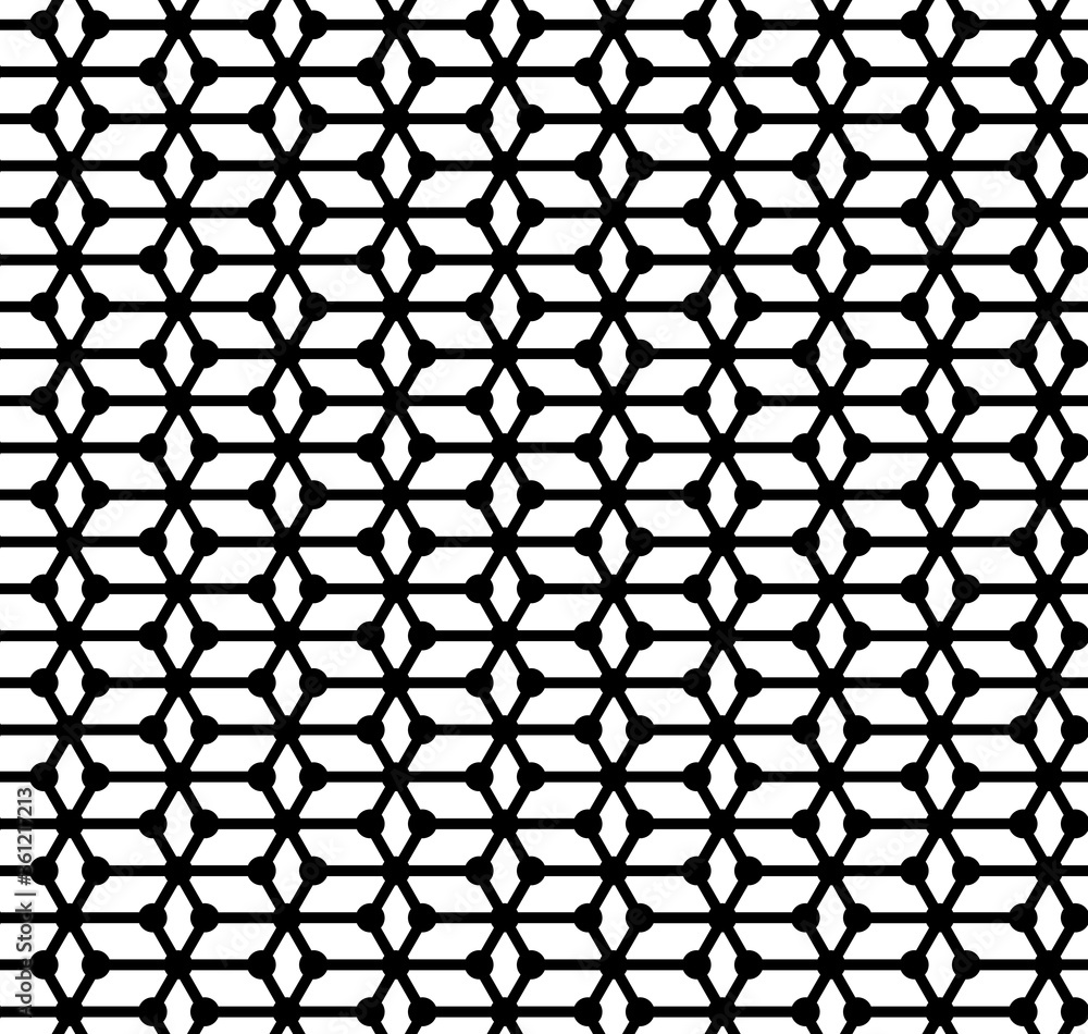 Fototapeta premium 3 dimensional geometric cube pattern seamless repeat background