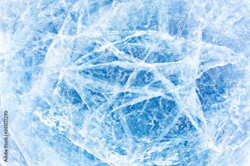 Blue background of Ice texture