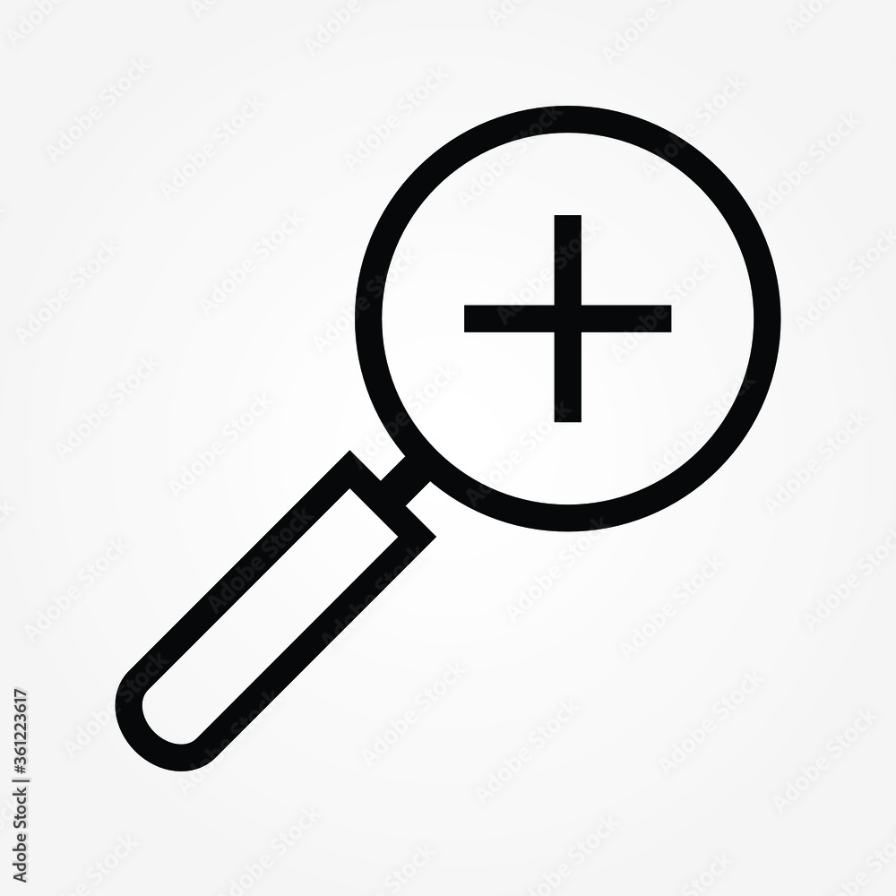 Zoom Out Icons. Vector illustration. Magnifying search icon. Flat trendy design. Zoom Out Icons. Vector illustration. Magnifying search icon. Flat trendy design.