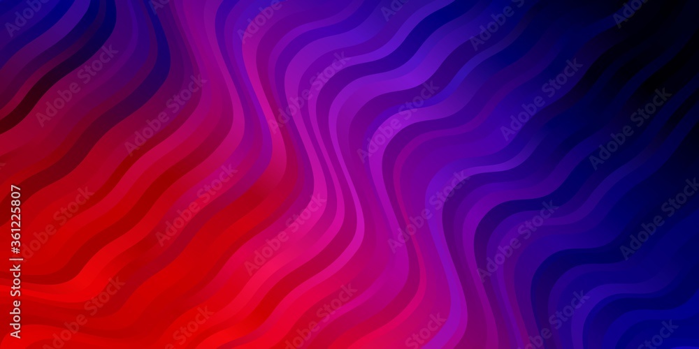 Light Blue, Red vector background with curved lines. Bright sample with colorful bent lines, shapes. Design for your business promotion. Light Blue, Red vector background with curved lines. Bright sample with colorful bent lines, shapes. Design for your business promotion.