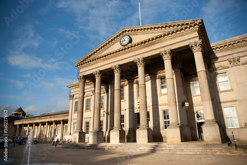 Huddersfield, West Yorkshire, UK, October 2013, Huddersfield Railway Station