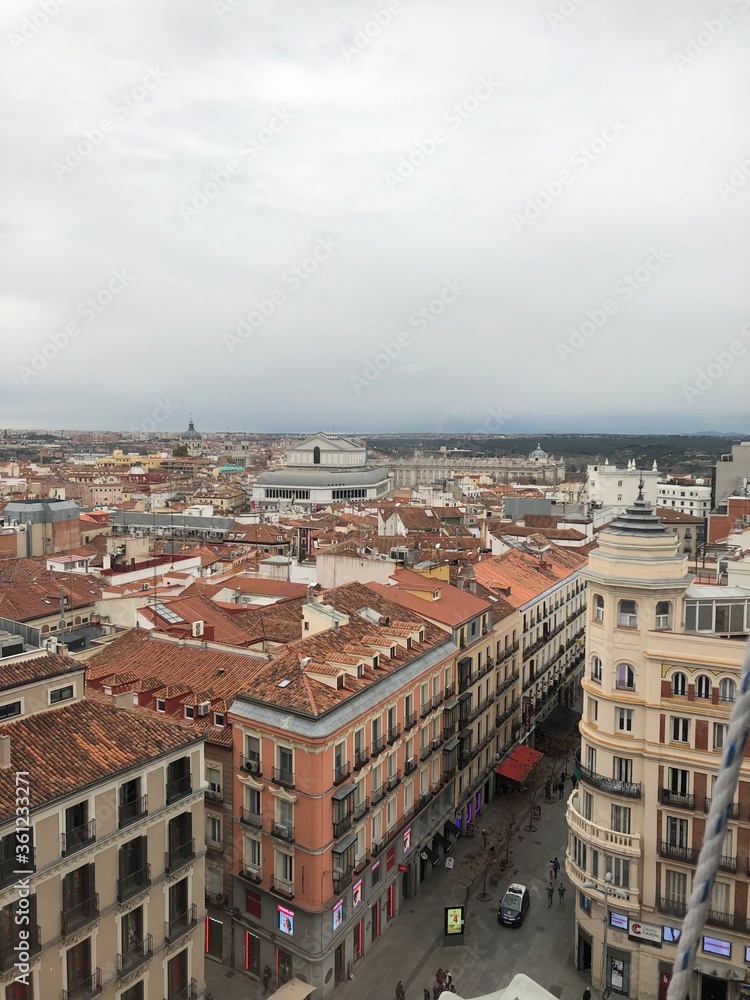 panorama of Madrid