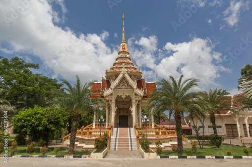 Phuket, Thailand - June 29, 2014: building at the territory of the Wat Chalong