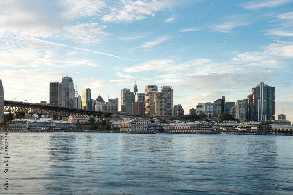 Downtown Sydney skyline in Australia