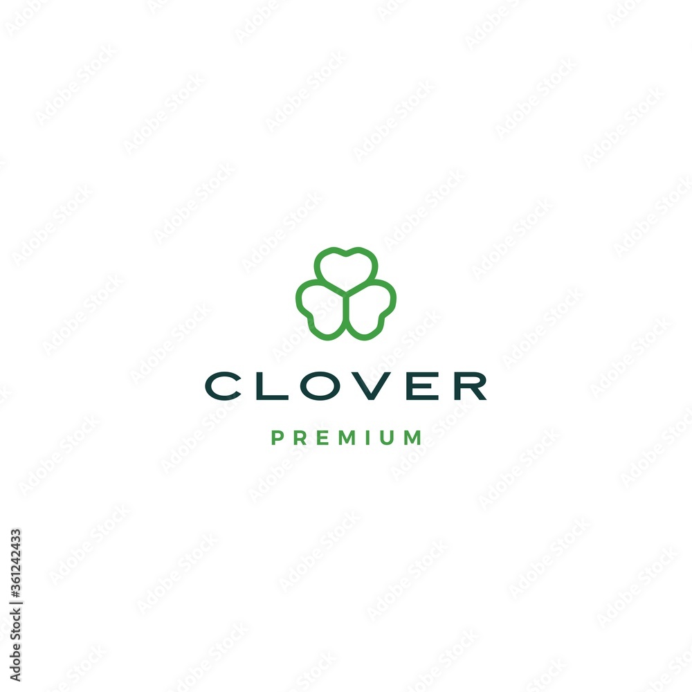 clover leaf logo vector icon illustration clover leaf logo vector icon illustration