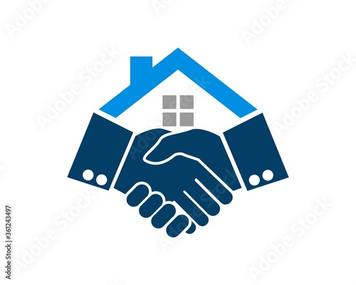 Home deal with handshake logo