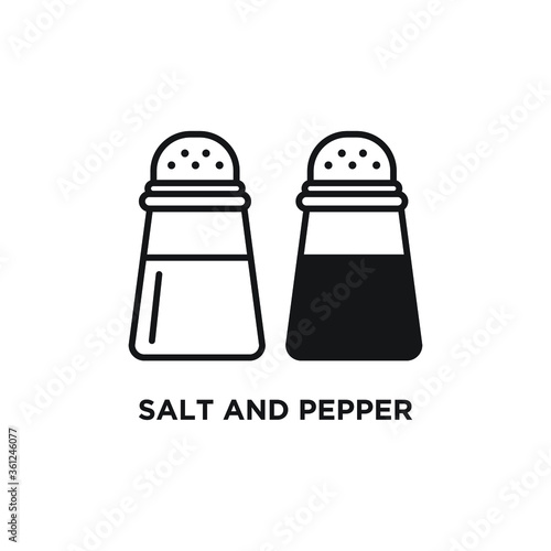 Salt and pepper icon design. vector illustration