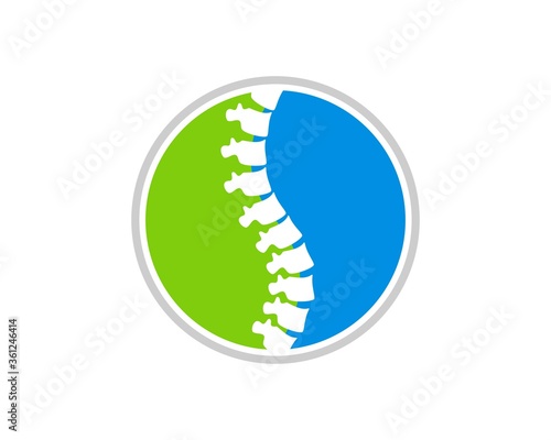 Spine inside the circle