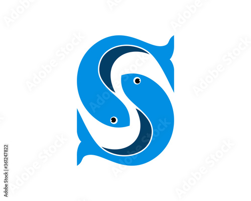 S letter initial and fish