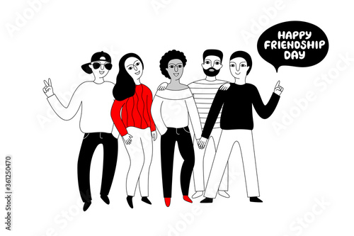 Happy Friendship day poster