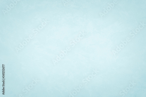 Close up retro plain pastel blue cement & concrete wall background texture for show or advertise or promote product and content on display and web design element concept decor.