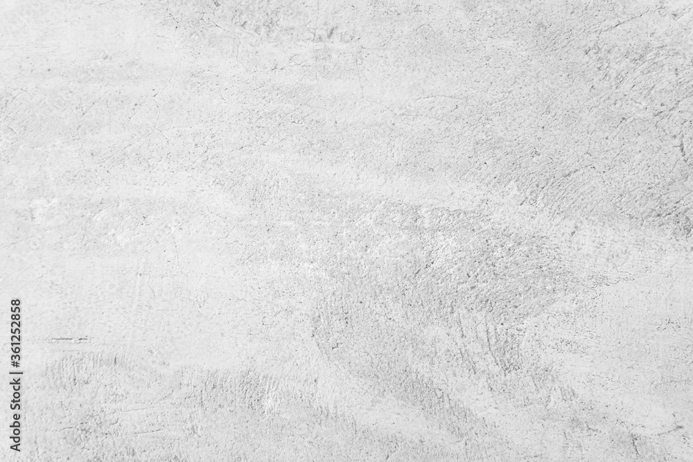 Naklejka premium White concrete wall texture background. Building pattern surface clean polished. Abstract close up stone tone vintage rough, Grey natural grunge loft construction old antique, design work paper floor.