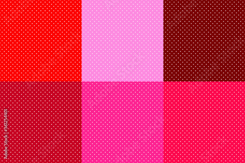Set of abstract vector seamless background consisting of small squares and pixels.