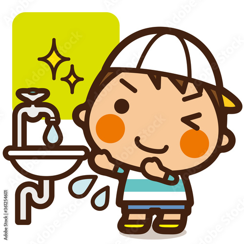 がっこうKids　ウイルスなんかに負けない！外から帰ったら手洗い男子