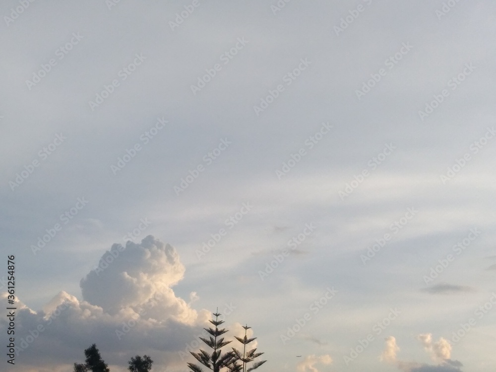 Fototapeta premium time lapse clouds