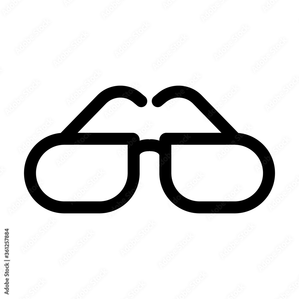 glasses isolated on white background glasses isolated on white background
