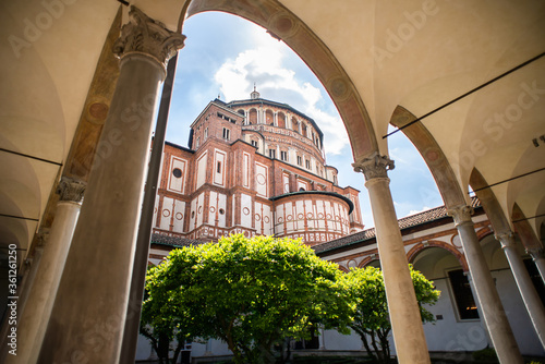 Church Santa Maria delle Grazie in Milan, Italy. photo