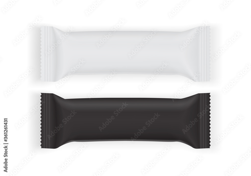 white and black paper packaging isolated on white background white and black paper packaging isolated on white background