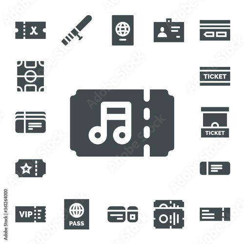 pass icon set