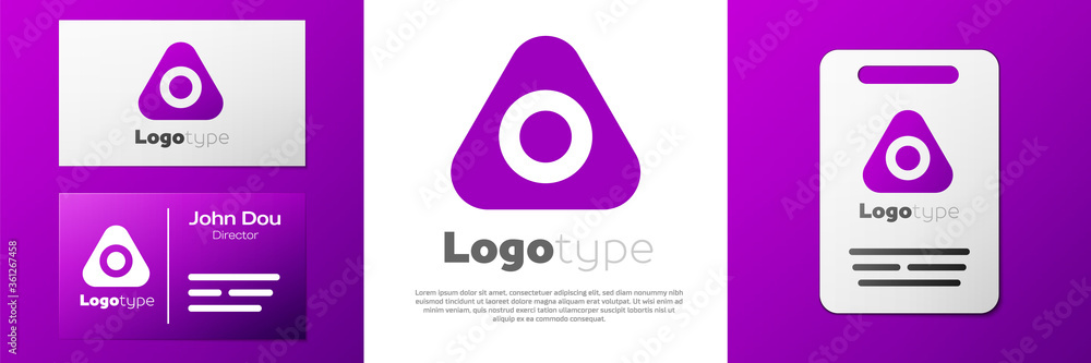 Fototapeta premium Logotype Sewing chalk icon isolated on white background. Logo design template element. Vector Illustration.