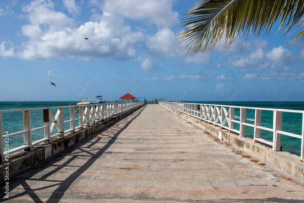 pier on the beach pier on the beach