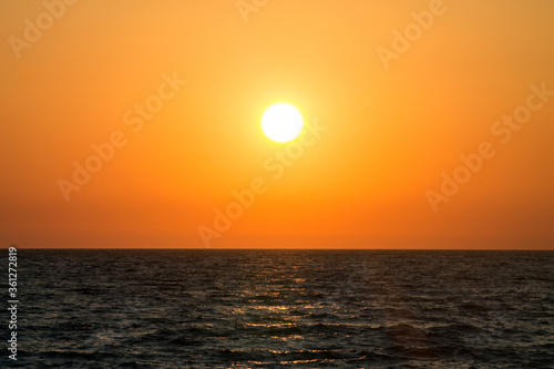 sunset over the sea romantic evening in the tropics © VIKTOR