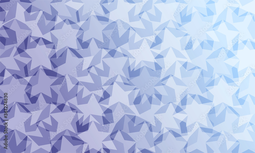 Fototapeta premium In the background of abstract design, blue star features. 3000 large and 5000 wide