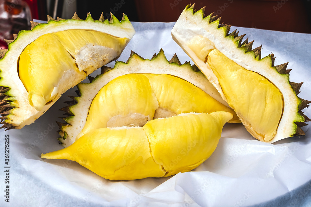 King of fruits Monthong Durian Is a tropical fruit Stock Photo Adobe Stock