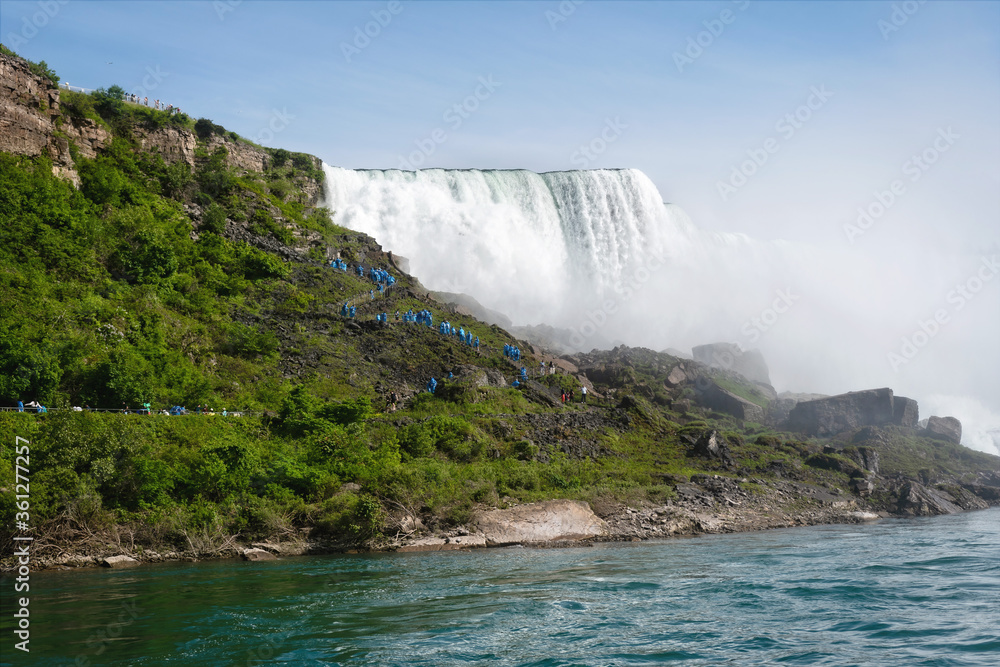 American side of Niagara Falls, NY, USA American side of Niagara Falls, NY, USA