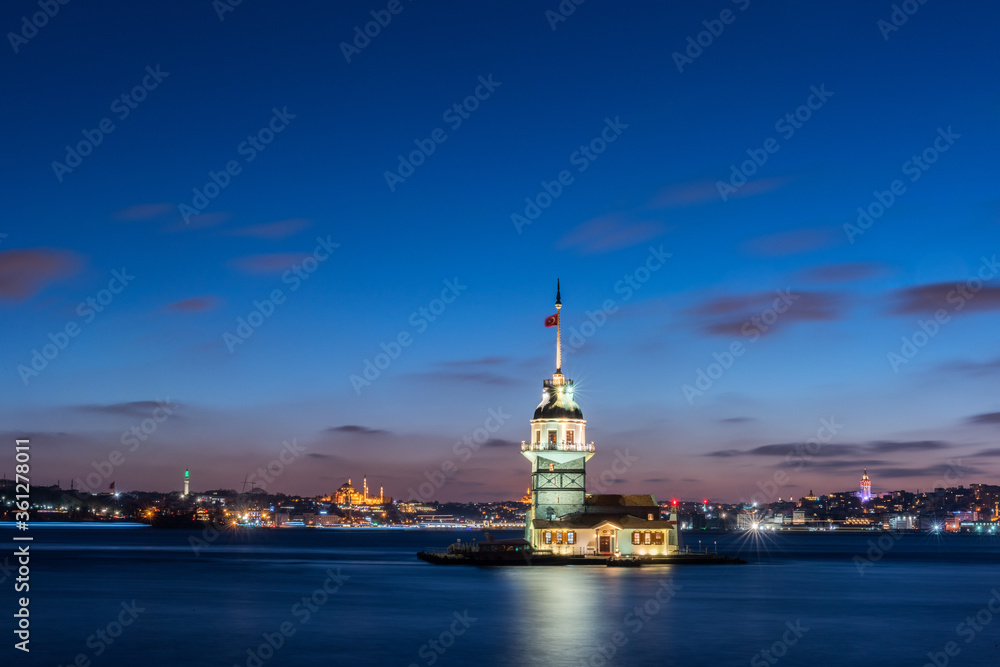 Maidens Tower in istanbul, Turkey Maidens Tower in istanbul, Turkey
