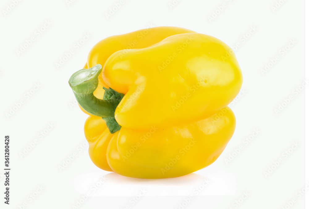 Fresh bell pepper isolated on white background. Fresh bell pepper isolated on white background.