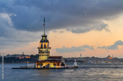 Maiden's Tower in istanbul, Turkey