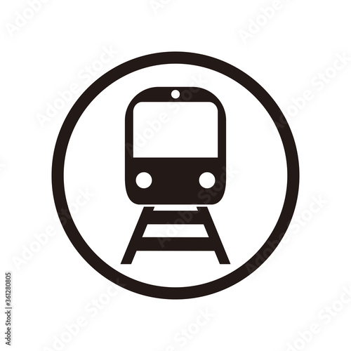Train icon vector illustration symbol