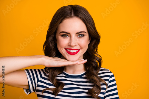 Foto Close-up portrait of her she nice attractive lovely winsome perfect glamorous ch