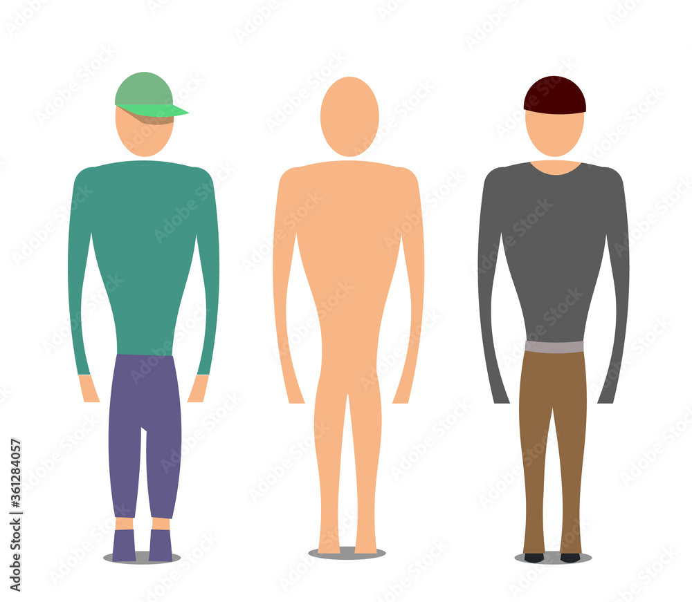 Fototapeta premium vector illustration of people