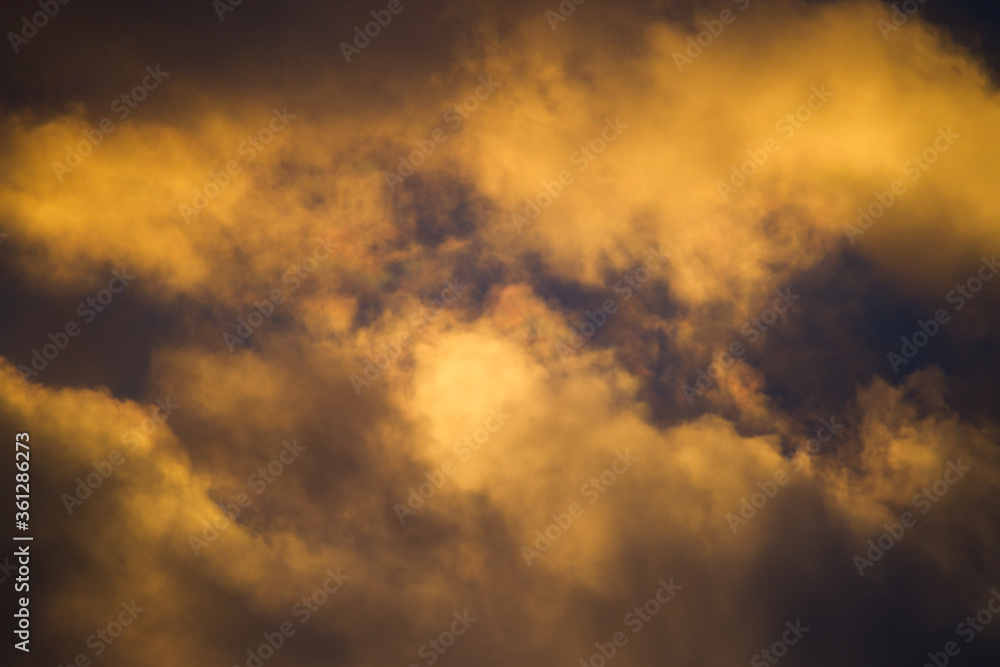 Stormy clouds background