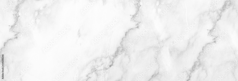 Fototapeta premium Marble granite white panorama background wall surface black pattern graphic abstract light elegant gray for do floor ceramic counter texture stone slab smooth tile silver natural.