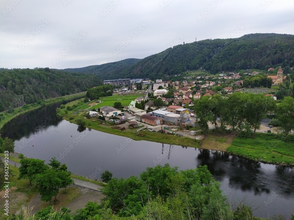 village on the river