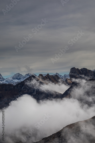 Die Alpen im Nebelmeer - Nebelhorn im Herbst © EinBlick