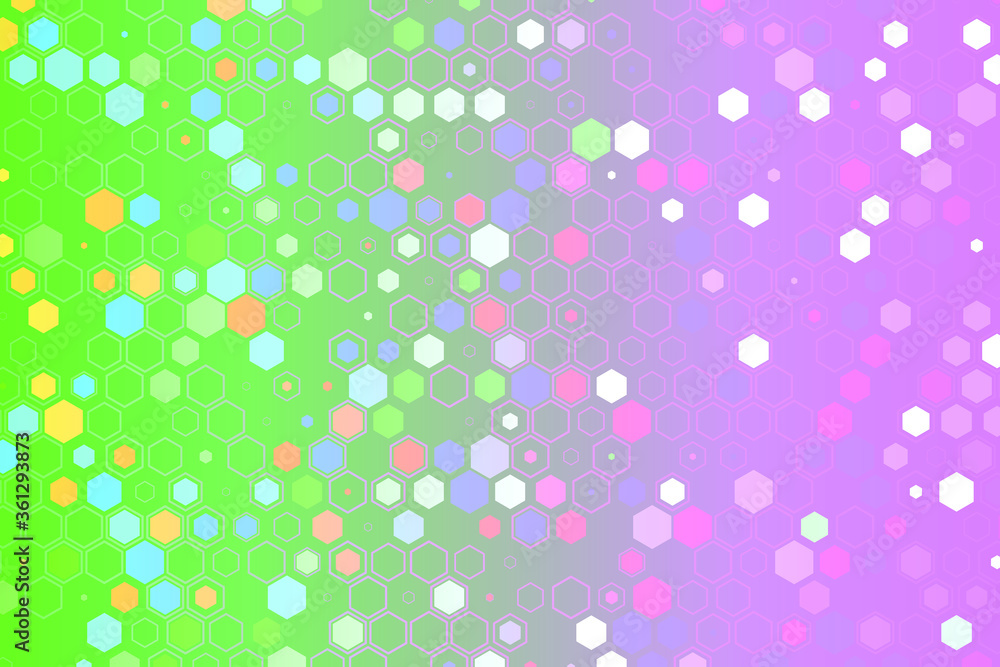 Science and technology concept. Abstract tech backdrop consisting of hexagonal elements and dots. Digital futuristic illustration template for design. Science and technology concept. Abstract tech backdrop consisting of hexagonal elements and dots. Digital futuristic illustration template for design.